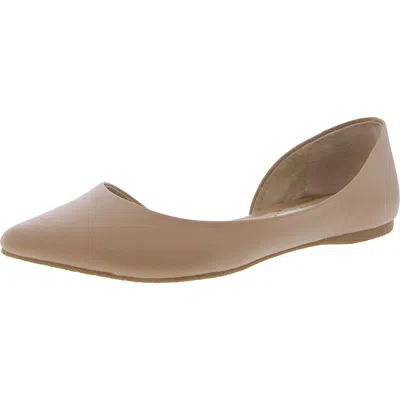 Steve Madden Elusion Womens Pointed Toe D'orsay In Beige