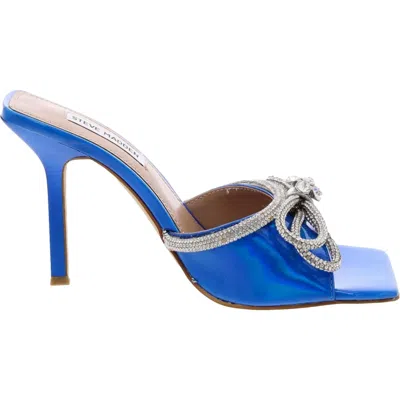 Steve Madden Embellish Heeled Sandal Blue Embe03s1-blu Women's