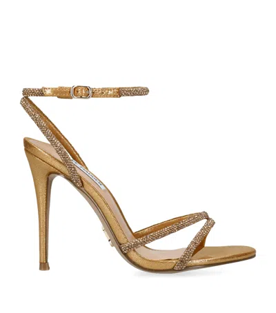 Steve Madden Embellished Bryanna Sandals 105 In Gold