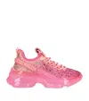 Steve Madden Embellished Jmistica Sneakers In Pink