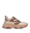 Steve Madden Embellished Jprivy Sneakers In Beige