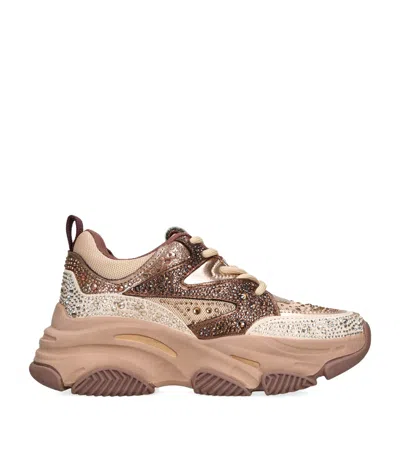 Steve Madden Kids' Embellished Jprivy Sneakers In Multi