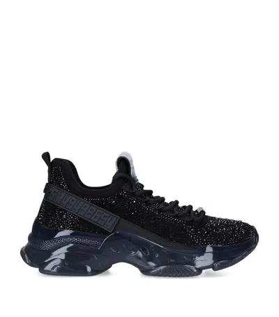 Steve Madden Embellished Maxima-r Sneakers In Black
