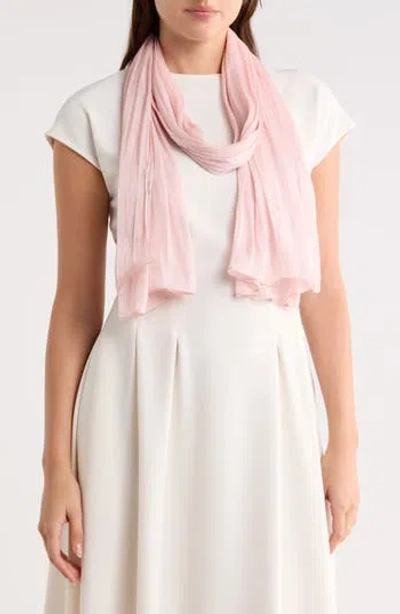 Steve Madden Embellished Oblong Scarf In Pink