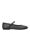 STEVE MADDEN EMBELLISHED VINETTA-R BALLET PUMPS