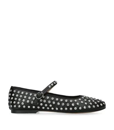 STEVE MADDEN EMBELLISHED VINETTA-R BALLET PUMPS