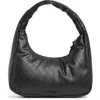 Steve Madden Embossed Shoulder Bag In Black