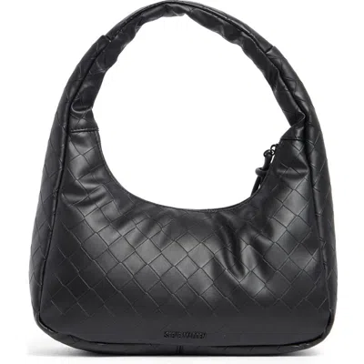 Steve Madden Embossed Shoulder Bag In Black