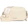 Steve Madden Embossed Woven Crossbody Bag In Blonde