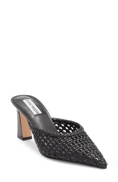 Steve Madden Emmie Pointed Toe Mule In Black