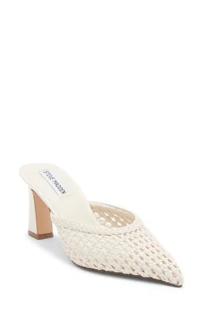 Steve Madden Emmie Pointed Toe Mule In White
