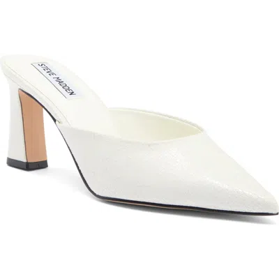 Steve Madden Emmie Pointed Toe Mule In White
