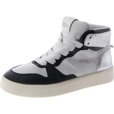 Steve Madden Endless Womens Leather High-top Casual And Fashion Sneakers In Multi