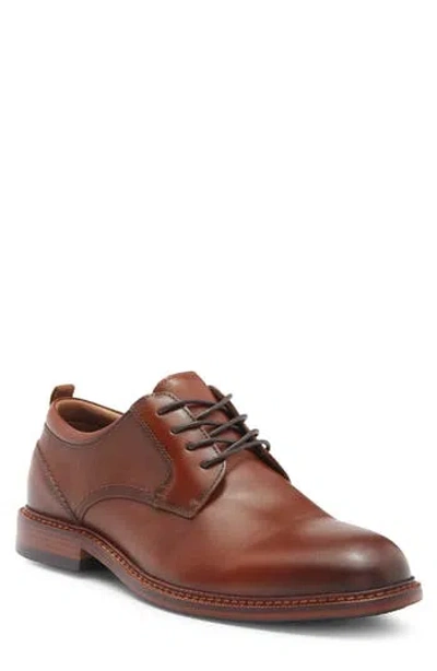 Steve Madden Espen Plain Toe Derby In Cognac