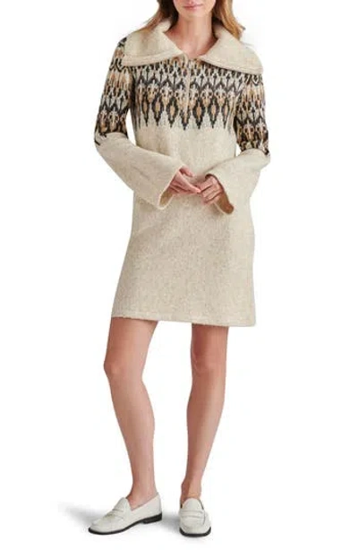 Steve Madden Essa Wide Sleeve Sweater Dress In Multi