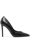 Steve Madden Woman Pumps Black Size 10 Soft Leather In 黑色