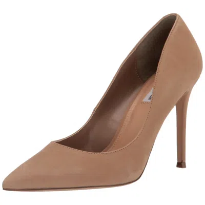 Steve Madden Evelyn Pump Tan Nubuck Evel07s1-tan Women's In Brown