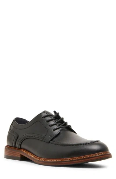 Steve Madden Everet Apron Toe Derby In Black
