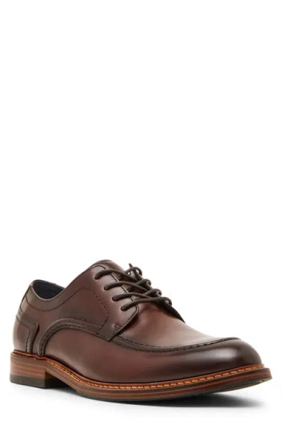 Steve Madden Everet Apron Toe Derby In Brown