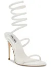 Steve Madden Exotica Ankle Wrap Sandal In Beige