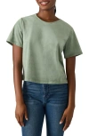 Steve Madden Ezra Back Zip Top In Green