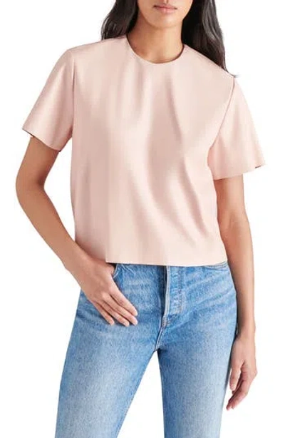 STEVE MADDEN STEVE MADDEN EZRA FAUX LEATHER TOP