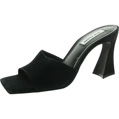 Steve Madden Fairfax Womens Solid Nubuck Block Heel In Multi