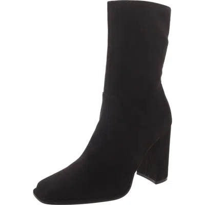 Steve Madden Fairy Womens Faux Suede Square Toe Mid-calf Boots In Multi