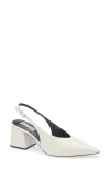 Steve Madden Faryn Slingback Pump In Bone