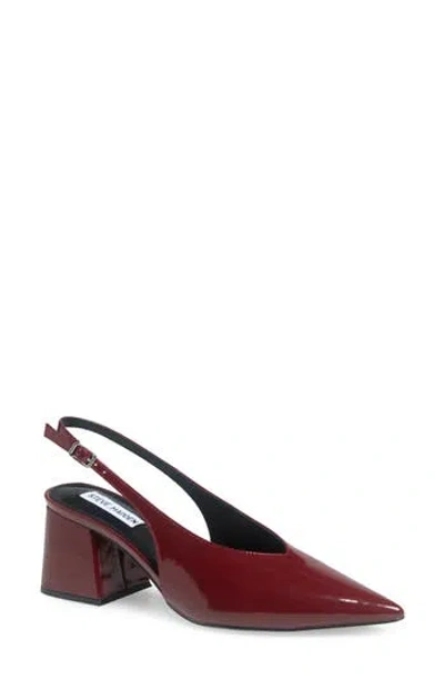 Steve Madden Faryn Slingback Pump In Wine