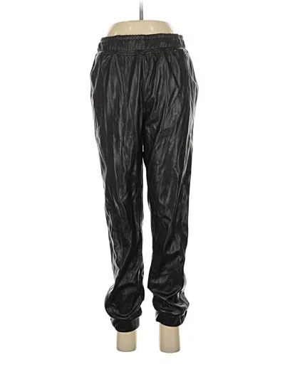 Pre-owned Steve Madden Faux Leather Pants In Black