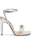 Steve Madden Sandal With Pearls In Silver