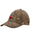 Steve Madden Final Rose Leopard Baseball Cap In Multi