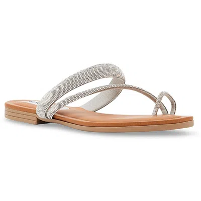Steve Madden Fiorra Womens Open Toe Slip On Slide Sandals In Multi