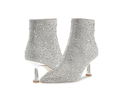 Steve Madden Flashee Flas06s1 Boots Women's Silver Rhinestone Jobb1874