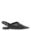 Steve Madden Pointed Toe Flats In Black