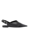 Steve Madden Pointed Toe Flats In Black