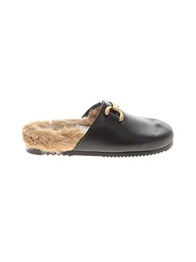 Pre-owned Steve Madden Flats In Black