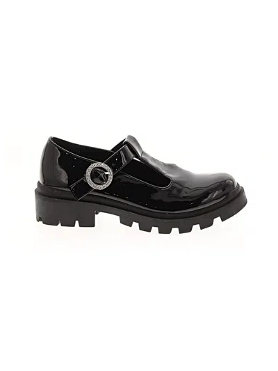 Pre-owned Steve Madden Kids' Flats In Black