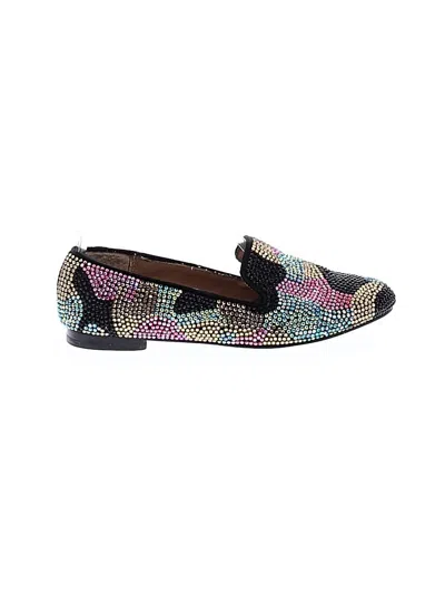 Pre-owned Steve Madden Flats In Black