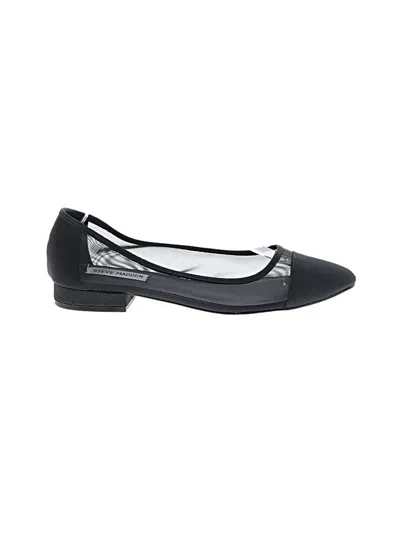 Pre-owned Steve Madden Flats In Black