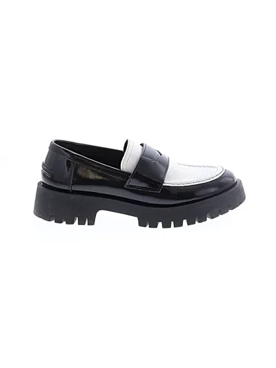 Pre-owned Steve Madden Flats In Black