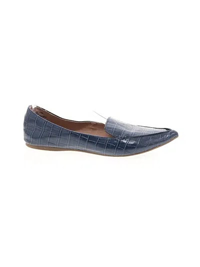 Pre-owned Steve Madden Flats In Blue