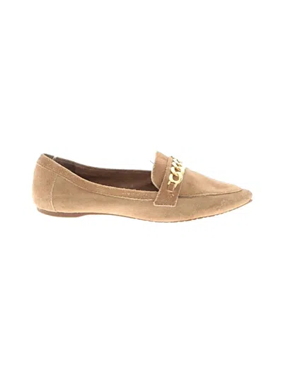 Pre-owned Steve Madden Flats In Brown