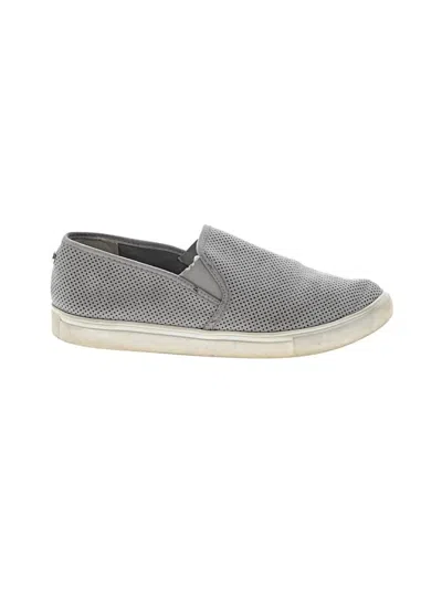 Pre-owned Steve Madden Flats In Gray