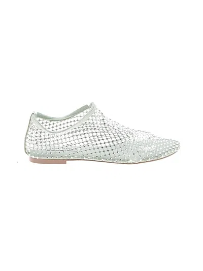 Pre-owned Steve Madden Flats In Green