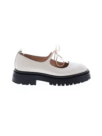 Pre-owned Steve Madden Flats In Ivory