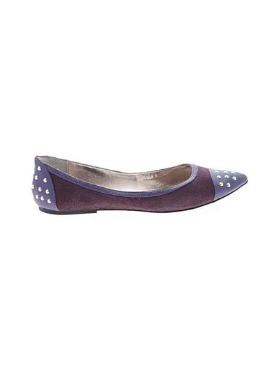Pre-owned Steve Madden Flats In Purple