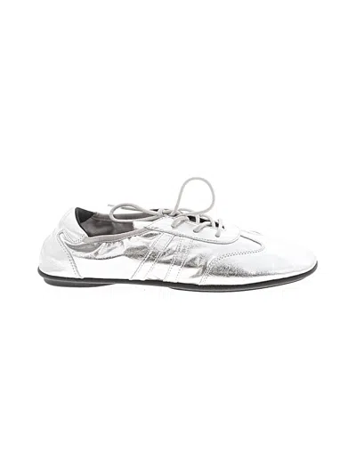 Pre-owned Steve Madden Flats In Silver