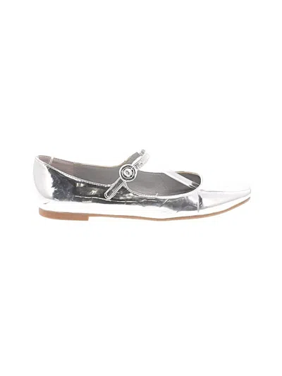Pre-owned Steve Madden Flats In Silver